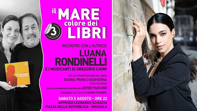 Marsala, festival “Il Mare colore dei libri”: sabato 5 agosto ospite Ester Pantano  