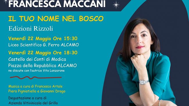 Intrecci Narrativi, Francesca Maccani presenta ad Alcamo il libro 