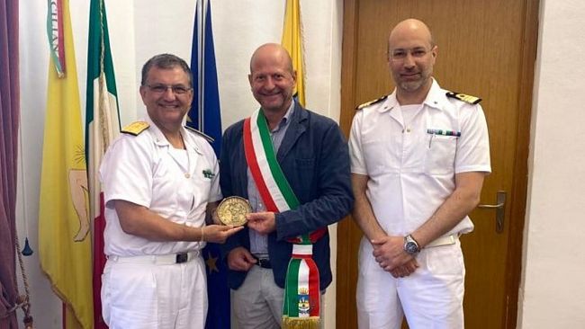 Il Direttore Marittimo della Sicilia Occidentale in visita al Palazzo di Città 