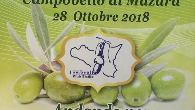 Campobello,  domenica 28 ottobre “Passeggiata in moto d’epoca – Andando per uliveti e frantoi”