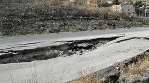 TRAPANI – “Chiuso al transito veicolare un tratto della S.P. 14 Calatafimi – Castelluzzo – S. Ninfa”