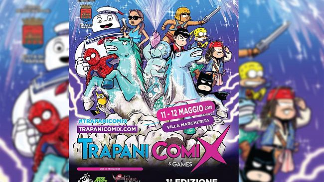 A maggio in scena la terza edizione del Trapani Comix e Games