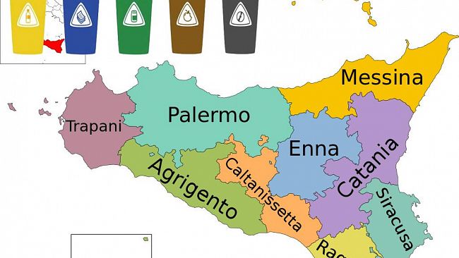 Differenziata, Sicilia, la Regione premia i 79 Comuni virtuosi che hanno superato la soglia del 65%