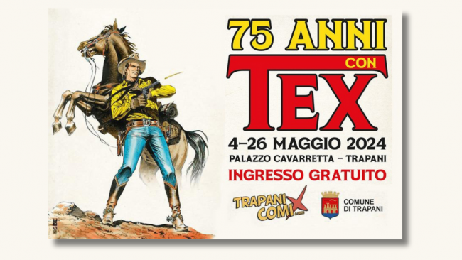 75 Anni di Avventure con Tex a Trapani!