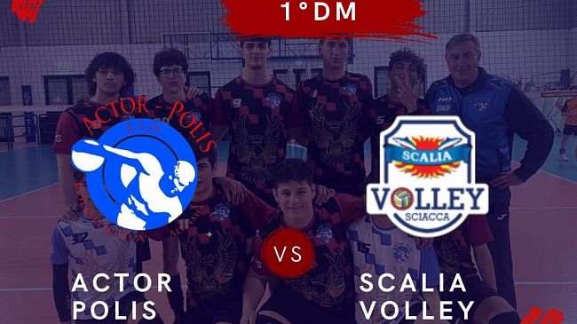 Volley maschile, prima divisione: Actor Polis Alcamo vince lo scontro diretto contro Sciacca e mantiene il secondo posto