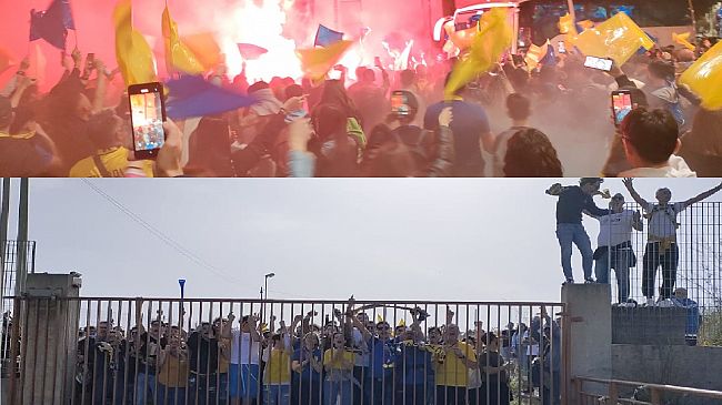 Futsal Mazara promosso in A2, festa fino a tarda notte all’arrivo della squadra in Città 