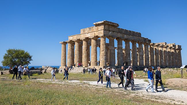 Selinunte, ​prima domenica del mese tra visite, bambini, videomapping e bici