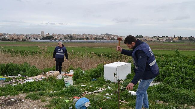 Guardia Costiera: il N.O.P.A.  sequestra area oggetto di abbandono incontrollato di rifiuti speciali