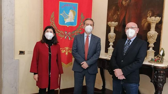 Marsala, il Sindaco Grillo e l’Assessore ai Beni Culturali hanno incontrato il neo direttore del Parco Archeologico Lilibeo, Anna Maria Parrinello