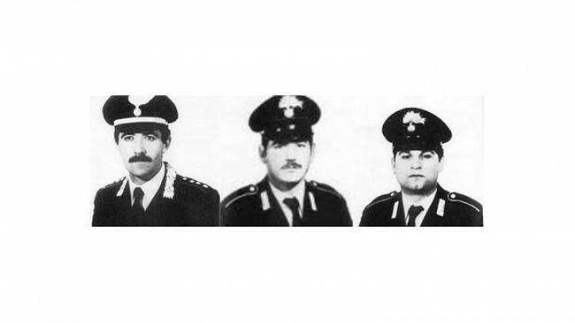 Valderice: 35° anniversario della morte del Cap. Mario D’ALEO, dell’Appuntato Giuseppe Bommarito e del Car. Sc. Pietro Morici