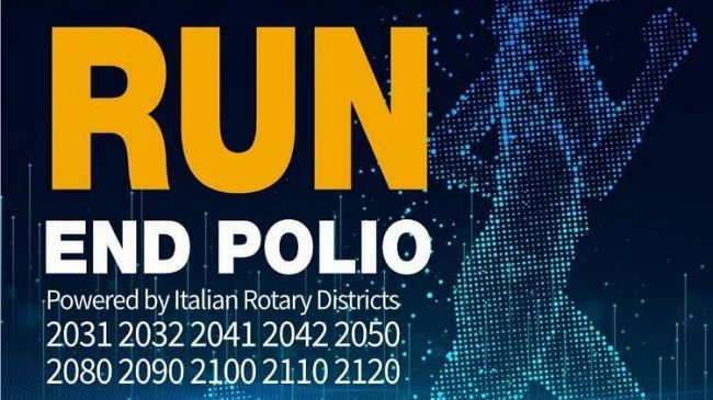 Trapani, il Rotary Club invita alla corsa virtuale contro la Polio nel mondo