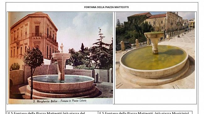 Santa Margherita di Belice, finanziati 40 mila euro per la riqualificazione delle fontane storiche 