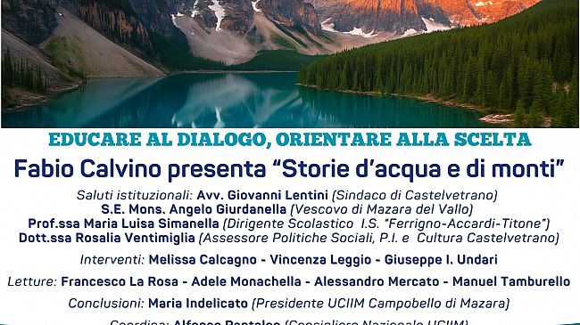 Galleria letteraria, Un'immersione nella natura: Fabio Calvino presenta Storie d’acqua e di monti