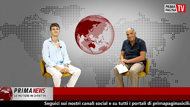 PrimaNews. 22 luglio: ospite Antonino Signorello segretario Giovani Democratici di Mazara del Vallo