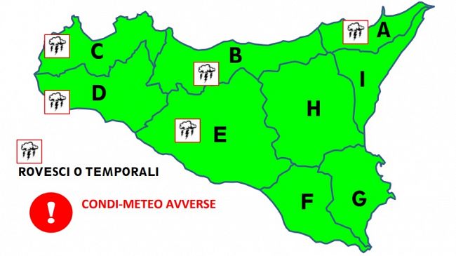 Meteo, domani possibili burrasche in Sicilia occidentale