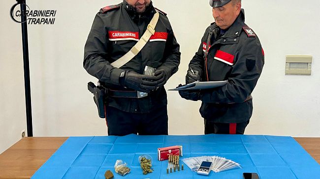 Marsala, arrestato 24enne per spaccio di stupefacenti 