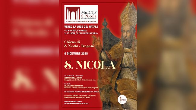 Festa di San Nicola: a Trapani riapre la chiesa a lui dedicata