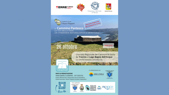 Pantelleria aderisce alla Giornata regionale dei cammini con 