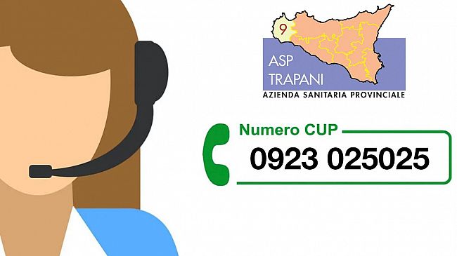 ASP Trapani: attivo il nuovo numero unico per le prenotazioni CUP