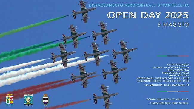 Pantelleria, il 6 maggio l'Open Day del distaccamento aeroportuale 