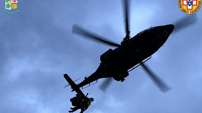 ​Cade durante escursione a Pizzo Croce, recuperato turista svedese ferito