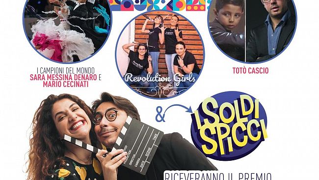 Triscina Awards con I Soldi Spicci, Totò Cascio, Revolution Girls 