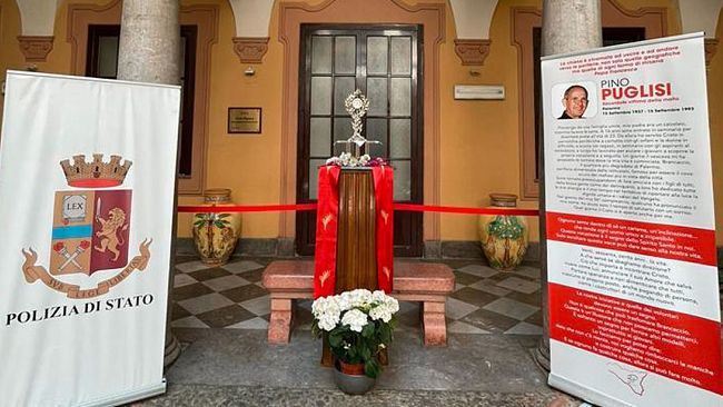 La reliquia di don Puglisi in Cattedrale a Mazara del Vallo