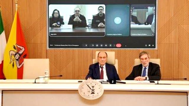 Ciclone Harry, Schifani dichiara lo stato di emergenza e stanzia 70 milioni: «Sono molto preoccupato»