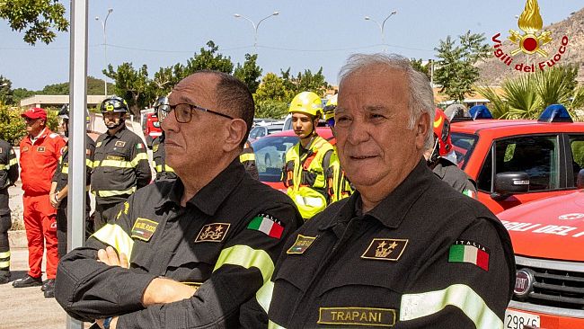 ​Trapani. In pensione Piero Silvano, pilastro dei Vigili del Fuoco 