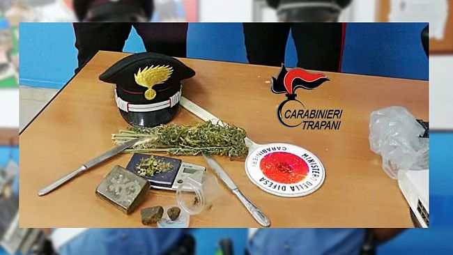 Trapani: arrestato spacciatore dai Carabinieri