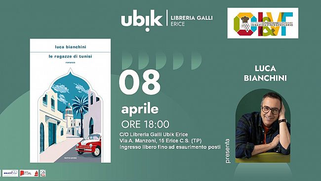 Prosegue la rassegna LibriAmoCi: l’Istituto Superiore Florio e la Libreria Ubik ospitano Luca Bianchini