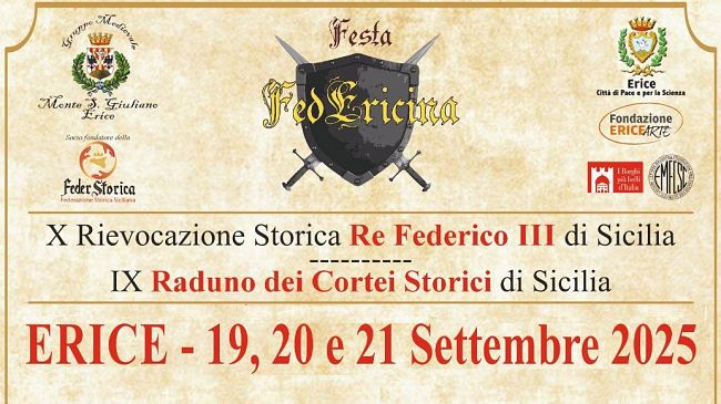 ​Erice si tuffa nel Medioevo: torna la Festa Fed-Ericina