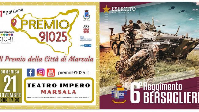 Domenica 21 novembre al Teatro Impero a Marsala la VII edizione del Premio 91025