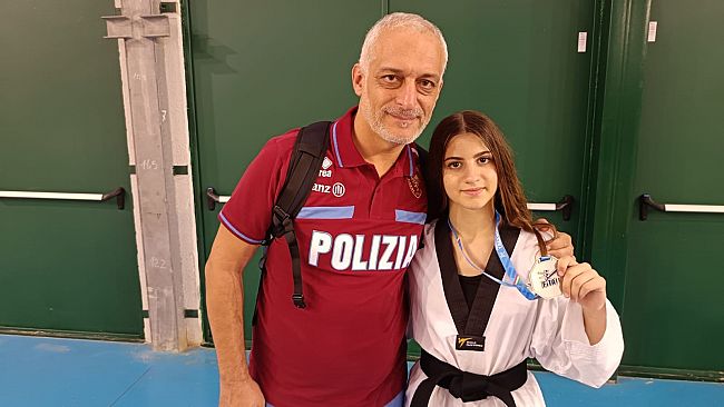 Mazara, ​Fighter Taekwondo: Erika Russo medaglia d’argento al Lazio combat