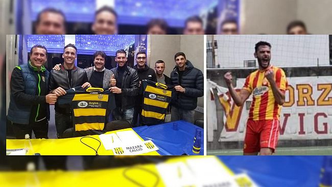 Mazara calcio, mercato, sei nuovi acquisti