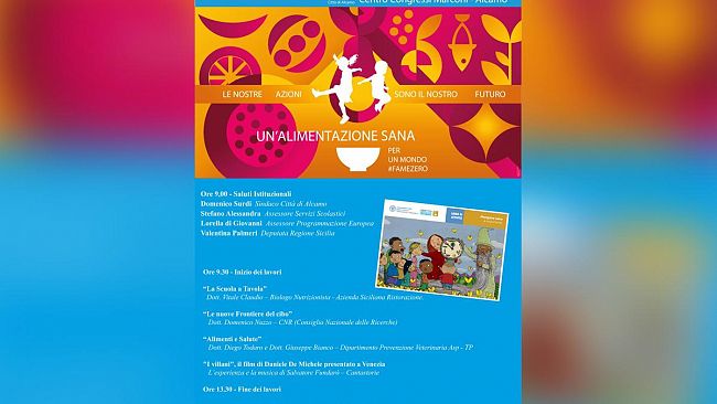 Alcamo, “Giornata Mondiale dell’alimentazione”. Incontro al Centro Congressi Marconi