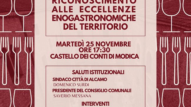 Vino e ristorazione ad Alcamo, ecco quali eccellenze verranno premiate dal sindaco Surdi