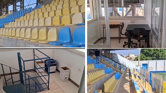Mazara, il Comune tira a lucido (grazie anche a nostra segnalazione) spalti e sala stampa dello stadio 