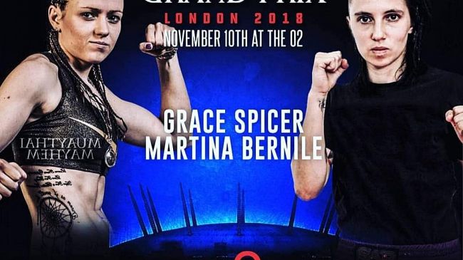 91026 Fight Club Mazara, dopo l’oro di Di Lorenzo nel Grappling Naga, domani match grandi firme a Londra con Martina Bernile