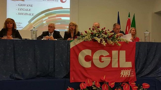 Filippo Cutrona è stato riconfermato segretario generale della Cgil di Trapani