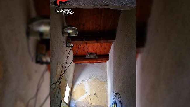 Si allaccia abusivamente alla rete di distribuzione elettrica pubblica per alimentare un impianto di illuminazione artigianale