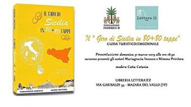 Presentazione libro: “Il giro di Sicilia in 80+80 tappe” di Mariagrazia Innecco e Mimmo Privitera