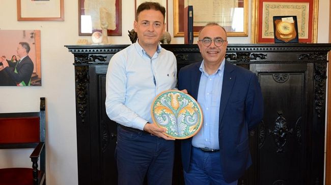 Piena sinergia fra Comune di Mazara e Distretto della Pesca. Incontro fra il Sindaco Quinci ed il Presidente Carlino