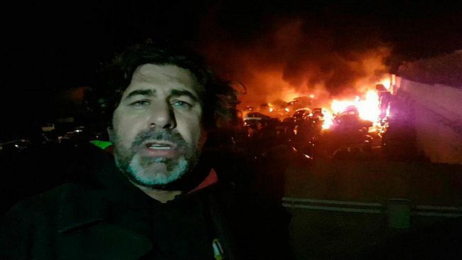 VIDEO – Grosso incendio in centro rottamazione auto sulla Ss115 fra Mazara e Strasatti