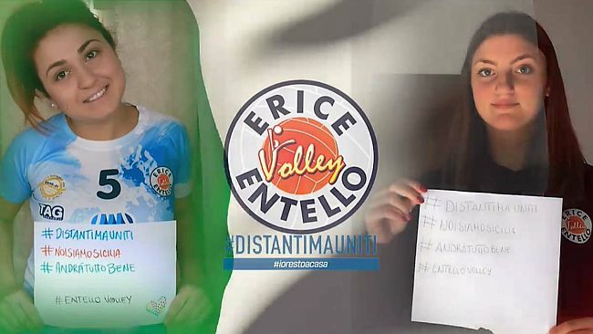 L’Erice Entello aderisce al contest lanciato dalla FIPAV Sicilia “Distanti ma uniti”