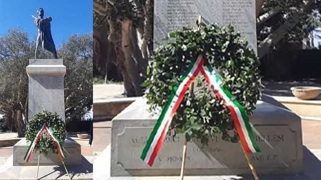 C.bello, 75esimo anniversario della Liberazione: il sindaco Castiglione omaggia il Monumento ai Caduti
