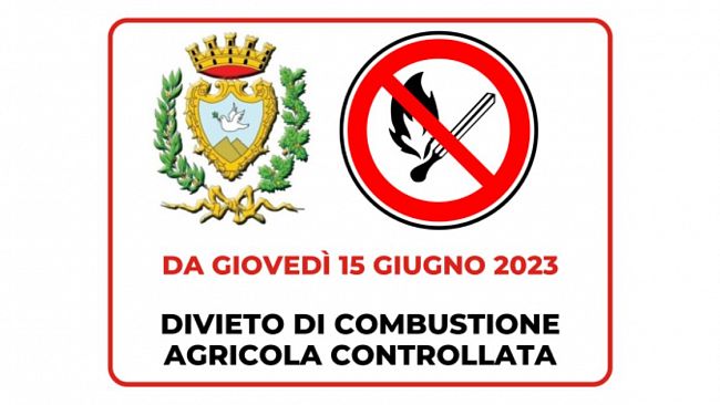 Erice, prevenzione e lotta agli incendi: dal 15 vietata combustione agricola controllata
