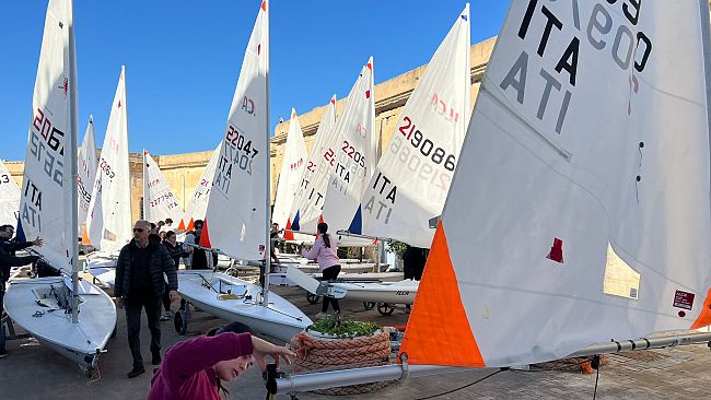 Alla Lega Navale di Trapani il raduno tecnico giovanile della classe ILCA