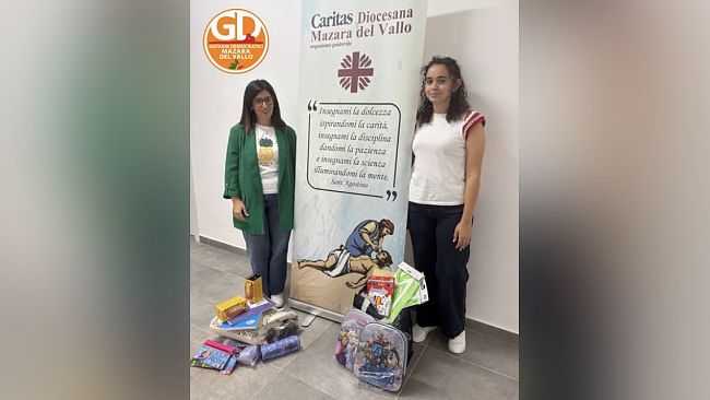 mazara-consegnato-alla-caritas-il-materiale-scolastico-raccolto-dai-giovani-democratici
