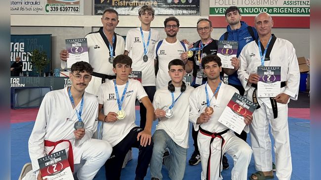 Pioggia di medaglie per la ASD Taekwondo 2000 di Mazara del Vallo ai Campionati italiani